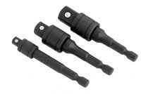 3-tlg.Satz Schlag-Stecknuss-Adapter
