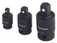 3-tlg.Schlag-Adapter-Kardangelenk-Satz