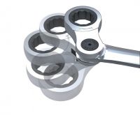 CLICKRAFT-Winkel-Ratschenschl�ssel 17mm