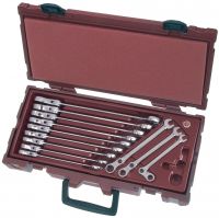 12 tlg. CLICKRAFT-Winkel-Ratschenschl�ssel Koffer