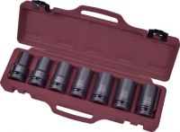 7-t. tiefer Schlagstecknussatz 1