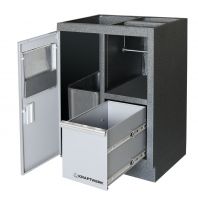 Mobilio-Unterschrank mit Abfalleimer/Papierhalter