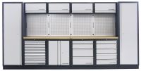 Mobilio 6-Elemente Werkstatt Schrankwand Multiplex