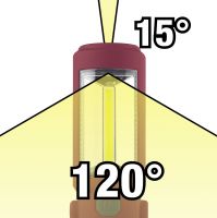 COB-LED Akku-Handlampe 2W+3 LED