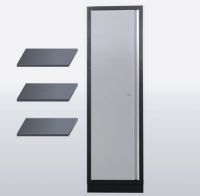 Mobilio-Hochschrank mit 4 Tablaren