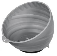 Plastik Magnetteller Grau