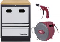 Unterschrank f�r Kabel- und Schlauchaufroller m. 2 Schubladen