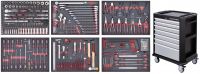 Werkstattwagen P207 m. 7Schubladen m. 280 Qualit�tswerkzeugen EVA3