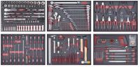 Werkstattwagen P207 m. 7Schubladen m. 280 Qualit�tswerkzeugen EVA3