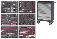Werkstattwagen B107 m. 7 Schubladen nest�ckt m. 304 Werkzeugen
