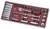 33-t. Steckschl�sselschale 3/8 COMPLETO