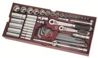 50-t. Steckschl�sselsatz Zollmass COMPLETO