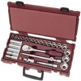 27-t. Steckschl�sselkoffer 1/2 COMPLETO