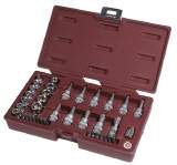 38-t. Torx-Steckschl.koffer 1/4+3/8